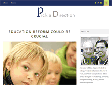 Tablet Screenshot of pickadirection.com